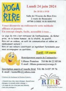 Lire la suite à propos de l’article YOGA du RIRE – Loire sur Rhône
