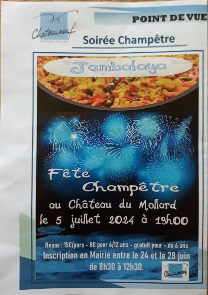 Fête champêtre au Château du Mollard